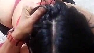 I suck my stepbrother's cock and he cums in my mouth, making me swallow it all