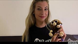 Shona River tells me about her experiences and masturbates for me