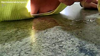 Kiwi Milf Sub Slurps Spilled Wine From Master In Dirty Fetish Play