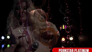 Blonde Whore Leya Falcon Dominated By Muscular Black Monster Cock