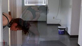 Exhausting Squat Predicament - Anus Tape