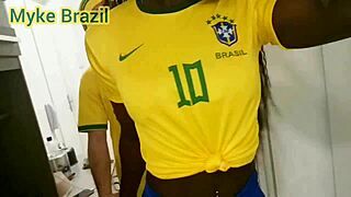 fernanda chocolate foe na casa do myke brazil acistir o jogo da copa e veja o resultado 😘