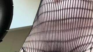 Detailed fetish workout routine with athletic movements and fitness attire