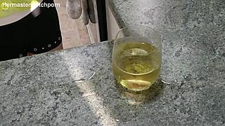 Kiwi Milf Sub Slurps Spilled Wine From Master In Dirty Fetish Play