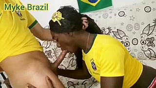 fernanda chocolate foe na casa do myke brazil acistir o jogo da copa e veja o resultado 😘