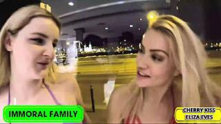 Eliza Eves Balloon Banging Bedroom Bent Over Big Ass