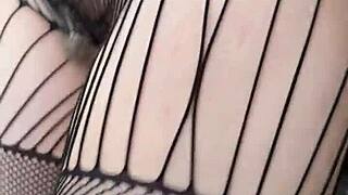 Detailed fetish workout routine with athletic movements and fitness attire