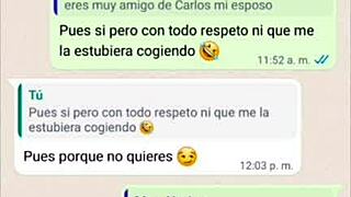 Mature milf Doña Mary gets undressed as husband leaves