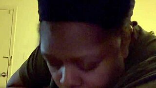 Giant cock sipped by chubby amateur