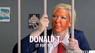 Blonde Slut Leya Falcon In Make America Gape Again