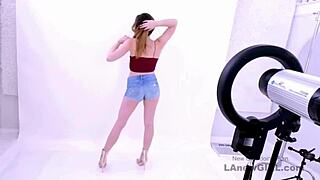 High-Fashion Brunette Talent Receives Intense Fucking During Modeling Audition