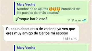 Mature milf Doña Mary gets undressed as husband leaves