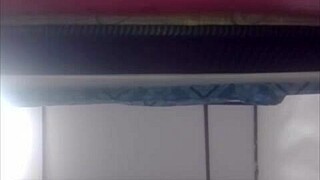 She loves cum deep in her ass without condom in my room