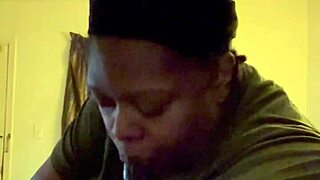 Giant cock sipped by chubby amateur