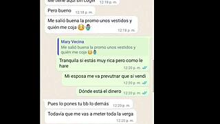 Mature milf Doña Mary gets undressed as husband leaves