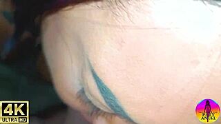 Married Neighbor Gets Ass Covered in Cum After Intense Anal Fucking