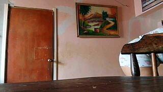 Watch this curvy morena latina with a huge ass seduce her stepfather! What happens next?