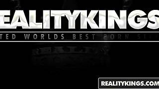 Small-Boobed Blonde Michelle Blows Wetly