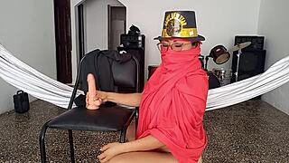 i dressed up as a submissive indian and masturbed my tight slut pussy