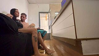 Wow, I fucked her in the hair and came on her pussy!