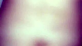 Morning guy intensely breaks tight little ass outdoors