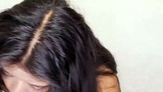 for fetishists only, she strips naked in spandex dress and masturbates just for you