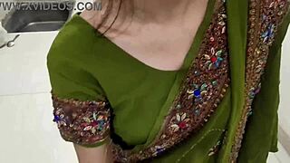 Indian Hot Stepmom Has Dirty Sex With Stepson In Kitchen With Clear Audio