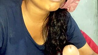 That desi bhabhi sucked big black dick deep for a mouthful of cum