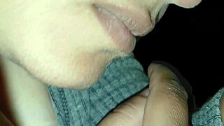 step brother rubbed and fucked the smooth pussy, oh man that dripping wet action!!