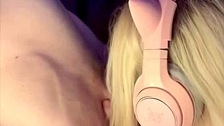 Every time I sit, my desk pet sucks cock eagerly