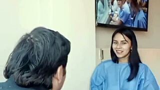 What a good uniformed girl came to the office and gives me a blowjob of the gods, miss I will come many times and be your faithful patient just let me grab your pussy more