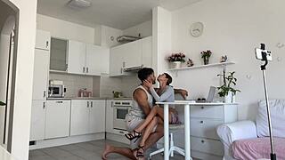 Behind scenes hardcore fuck with straight addict!