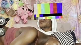 Raw Couch Fuck with Petite Ebony and Big Black Cock