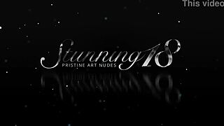 Tiny Brunette Vi0la Weber Is Having Her First Finger Fucking Sesh