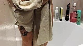 step sister showers while i watch, she loves the attention