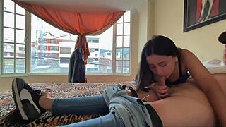 Got so horny, removed condom from coworker and he cums in my vagina