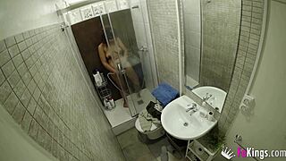 Lily Tests If Her Tight Pussy Fits Two Cocks