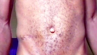 Lonely African Man Touches Cock And Ass After Dancing Naked