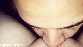 patricinha calls the building doorman for a hard fuck and gets cum on her ass