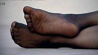 Feet In Nylon Pantyhose