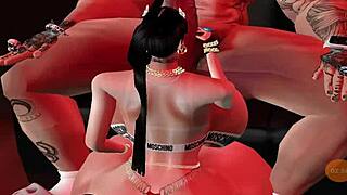 Famosa colombiana nyla folla duro con su negro