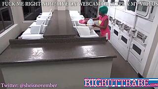 ebony deepthroat public gym cock sucking teen babe 😏