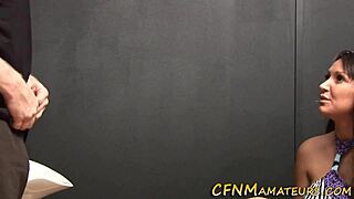 classy amateur gives hj in heels and shoes