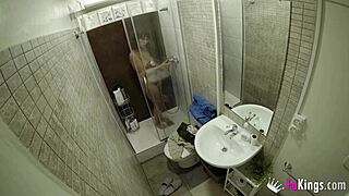 Lily Tests If Her Tight Pussy Fits Two Cocks