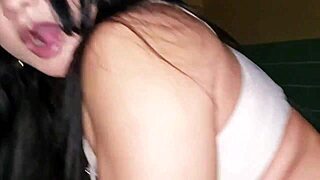 hot blonde play in pool with toys