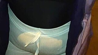 Mature Venezuelan MILF Teases in Red Thread