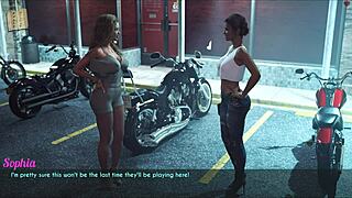 Beautiful Wife And Stepmother Sharing Big Tits In Scene