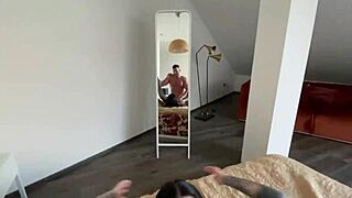 big cock sucker brunette gets facialized