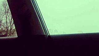 Dick dance outside in vehicle with big black cock