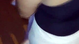 Mature Venezuelan MILF Teases in Red Thread